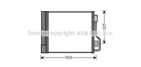 AVA QUALITY COOLING Конденсатор, кондиционер MC5013D